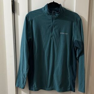 Columbia Teal Half-Zip Fleece
